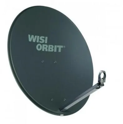 Wisi Offset-Antenne 80cm, anthrazit OA38H - SAT-Antenne mit 80 cm Durchmesser aus Aluminium, ideal für optimale Signalempfang und wetterfest. In elegantem anthrazit und mit feuerverzinkter Halterung.