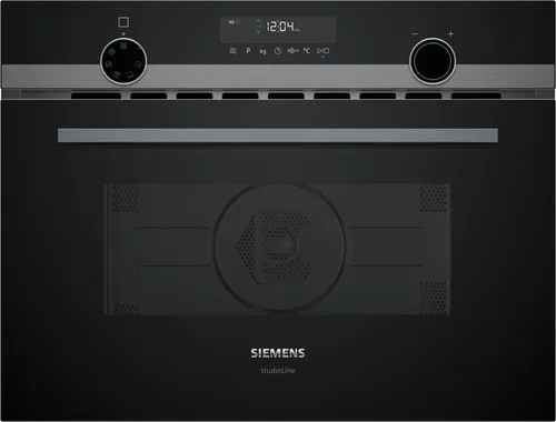 Siemens CM485AGB1 Einbau-Kompaktbackofen mit Mikrowellenfunktion 60 x 45 cm Blac
