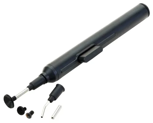 McPower Vakuumstift, mechanisch, Präzisions-Werkzeug mit 80g Ansaugkraft und 4 Aufsätzen