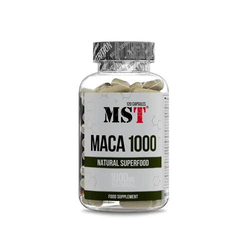 MST Maca 1000 mg 120 Kapseln – Energie, Libido, Hormonbalance – vegan & stark