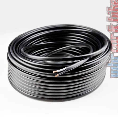 Hella KFZ-Kabel FLYY Fahrzeugleitung 2x 2,5 mm² schwarz Kupfer 2-adrig Meterware