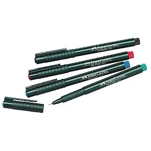 FABER-CASTELL 1511 Fineliner farbsortiert 0,4 mm, 10 St.