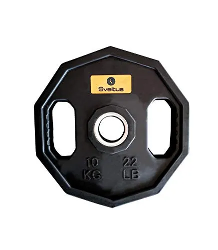 Sveltus olympia Scheibe 10 kg x1, 3833, Schwarz