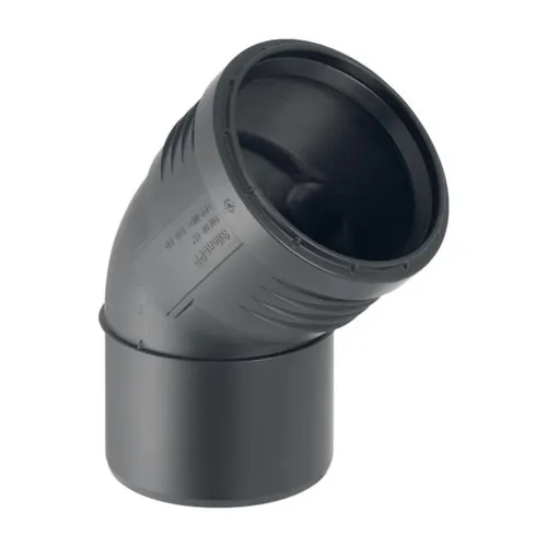 Geberit Silent PP Bogen 390522141 DN 100, 45°, schalloptimiert