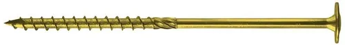 WKRĘT DO DREWNA Z KOŁNIERZEM NA TORX OCYNK ŻÓŁTY 6*100MM T30 UN 5902134209029