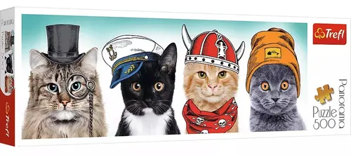 Puzzle 500 Panorama Fluffy Team - Klassisches Panorama-Puzzle, entdeckt die Schönheit atemberaubender Landschaften der Welt