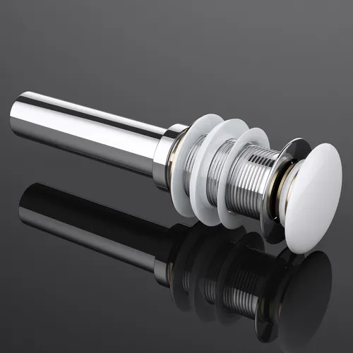 Automatik-Ablaufgarnitur Push-Open-Funktion Chrom Messing Ablauf Abfluss PU13