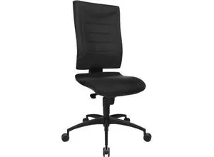 Schäfer Shop Pure Bürostuhl SSI Proline P1, Synchronmechanik, ohne Armlehnen, Lordosenstütze & Knierolle, schwarz
