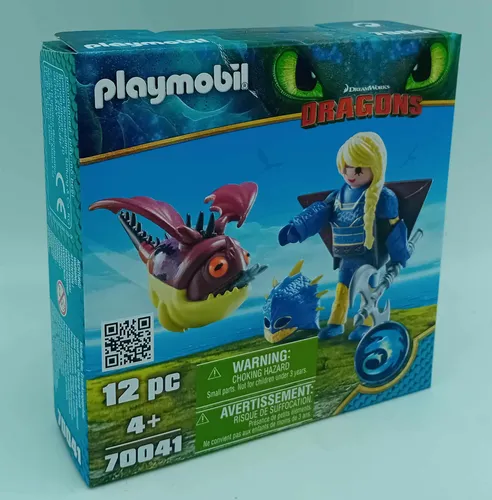 Playmobil 70041 Dragons Astrid mit Fluganzug und Nimmersatt