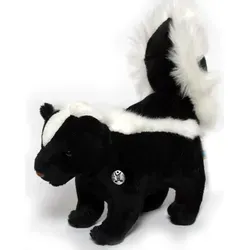 Stinktier Kuscheltier Skunk schwarz weiß stehend Plüschtier FUNKEY