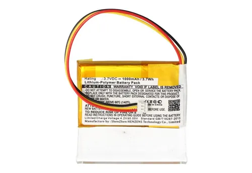 AccuCell Ersatz-Akku LiPoly 3,7V 1000mAh passend für Logitech G900 Akku Logite Akku 1000 mAh (3,7 V)