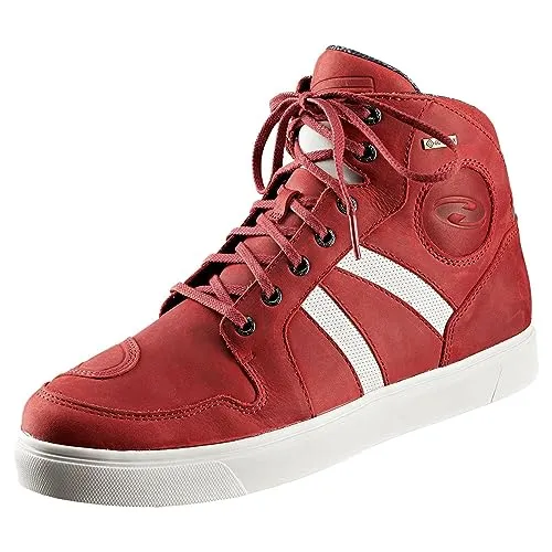 Held Biker Fashion Sirmione GTX Motorradschuhe - Motorradstiefel im Sneaker-Design, 100% Rindsleder, mit GORE-TEX Membrane für Wasserdichtigkeit, perfekt für Städtetrips und Fahrten bei jedem Wetter.