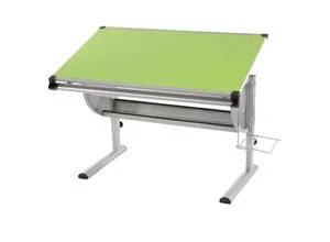 MCW Schülerschreibtisch, Grün & Hellgrau, 118x92 cm in grün von MCW