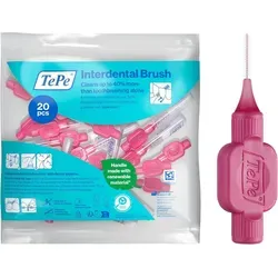 20-Pack TePe Interdentalbürsten Original Pink, ISO-Größe 0, 0,4 mm, Reinigung der Zahnzwischenräume - Rosa