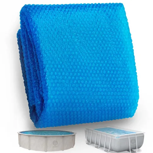 Solarplane für Pools 457cm Plane Durchmesser 448cm Wärme Abdeckung Cover blau