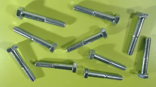 10X M8x50 Sechskantschrauben Teilgewinde 8.8 galv. verzinkt DIN 931 / ISO 4014