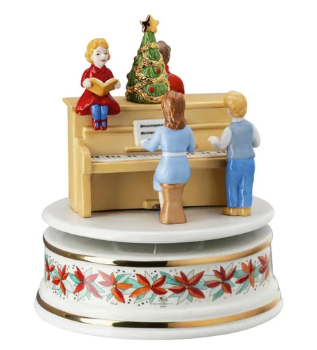 Hutschenreuther Spieluhr groß Weihnachtsklänge 2023 - Limitierte Sammeledition, die das klassische Weihnachtslied 