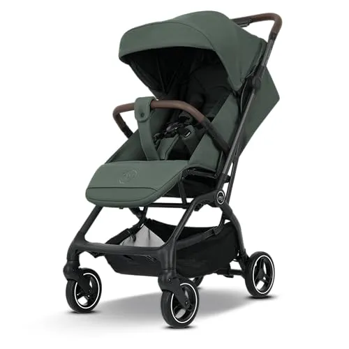my junior® Buggy PICO³ - Praktischer Reisebuggy mit Einhand Klappmechanismus - Buggys mit Einhand AutoFold-Klappmechanismus, ergonomischer Liegeposition nach IGR e.V. und UV50+ Sonnenverdeck - ideal für Reisen und Ausflüge.