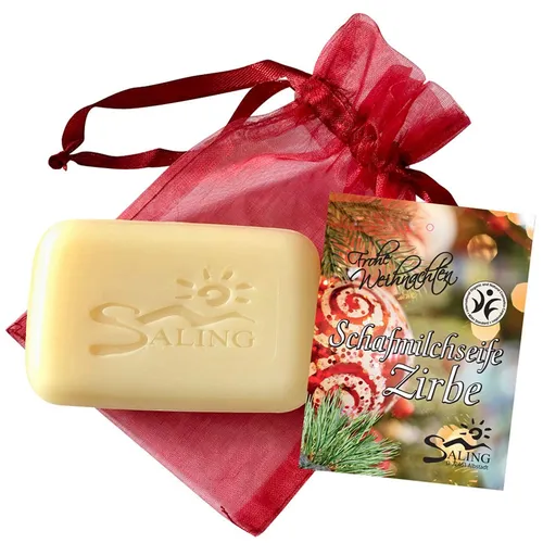 Saling Schafmilchseife Zirbe im Or   100 g