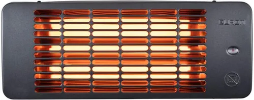Terrassenheizung Q-time 2001 - Heizstrahler mit 3 Heizrichtungen, vielseitig montierbar und ideal für gemütliche Abende im Freien.