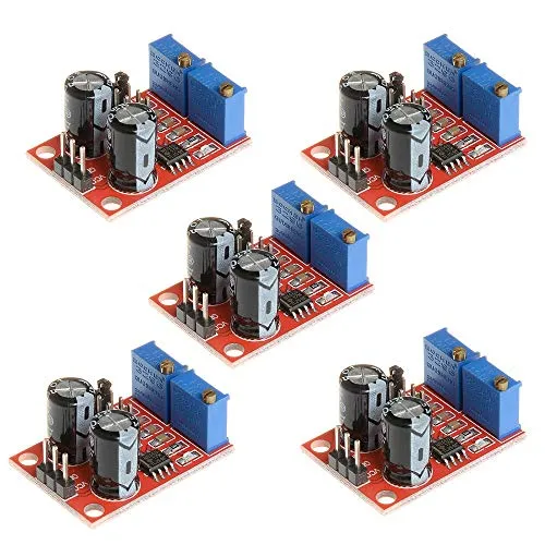 Fasizi 5 x NE555 Impulsfrequenz-Einschaltzyklus, einstellbares Modul, quadratischer Signalgenerator