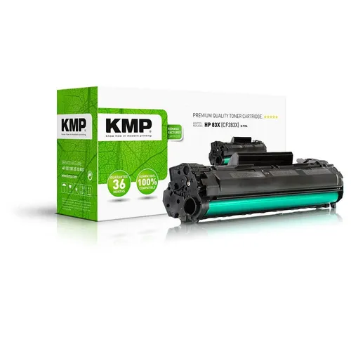 KMP Toner ersetzt HP 83X, CF283X - Kompatibel Schwarz für 2300 Seiten - Toner für HP Drucker, überzeugt durch hohe Qualität und Preisvorteil. Hergestellt in Europa, ideal für umweltbewusste Nutzer.