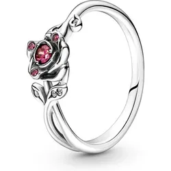 PANDORA Disney Die Schöne und das Biest Rose Ring in pink von Pandora