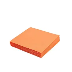Serviette (PAP FSC Mix) 2-lagig orange 24 x 24 cm [250 St.] von LogiPack GeRo