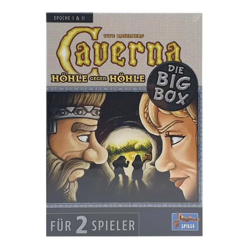 Lookout Caverna Höhle gegen Höhle Big Box - Expertenspiel für 1-2 Spieler, inklusive Erweiterung Die Eisenzeit für noch mehr strategischen Spaß