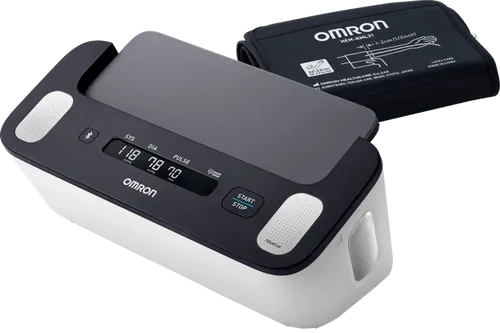 OMRON Complete HEM-7530T-E3 - Blutdruckmessgerät und EKG-Monitor - Blutdruckmessgerät und EKG-Monitor, bietet präzise Messungen und ermöglicht die Überwachung von Herzgesundheit bequem zu Hause.