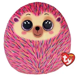 Ty Beanie Ty Squish einen Boo Hildee Pink Hedgehog, 31 cm - Beige