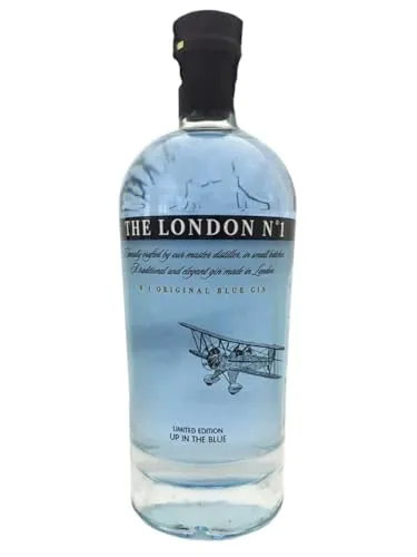 The London No.1 Original Blue Gin Limited Edition UP IN THE BLUE 43% - Exklusiver London Gin in limitierter Auflage, perfekt für besondere Anlässe und Cocktails, mit einem einzigartigen blauen Farbton.