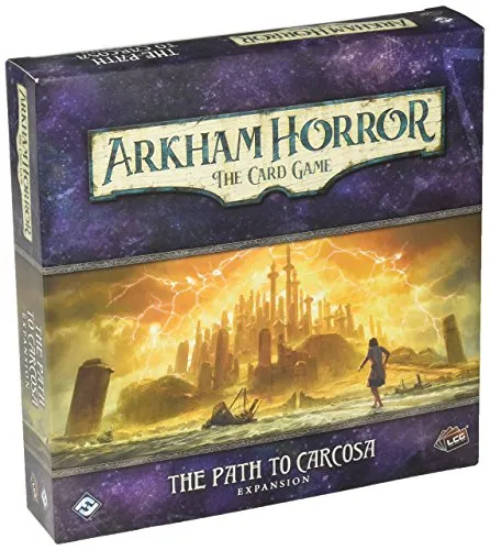 Arkham Horror The Card Game: Deluxe Expansion - The Path to Carcosa - Deckkartenspiel für 1-4 Spieler, spannende Erweiterung mit packender Story und neuem Gameplay für unvergessliche Abenteuer.