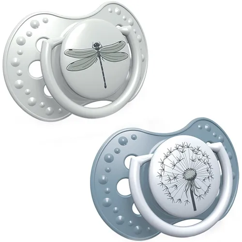 LOVI Botanic 18+ m Schnuller Boy 2 St. in grün von LOVI