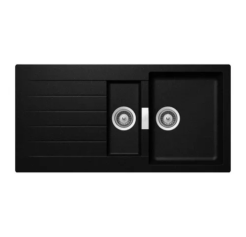 Schock Signus D-150-U Granitspüle mit Ablauffernbedienung - Sanitäranlagen & Zubehör – Hochwertige Cristadur-Oberfläche für Langlebigkeit und einfache Reinigung, ideal für moderne Küchen.