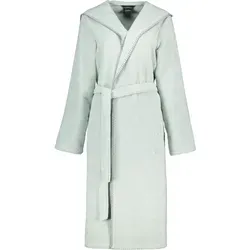 Cawö Damenbademantel Kapuze 6219 - Bademantel mit Kapuze aus 100% Baumwolle, angenehm weich und perfekt für entspannte Tage zu Hause. Farbe: Eukalyptus.