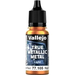 Vallejo True Metallix Metal LIGHT Forged Red 18ml (105)