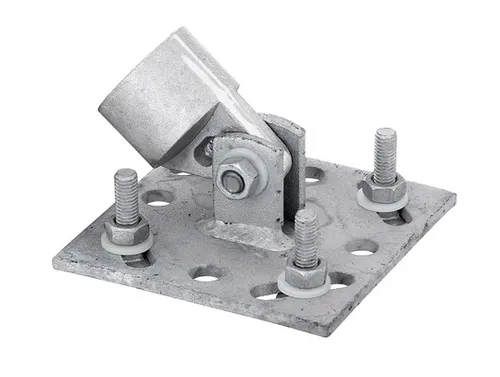 Strebenplatte Alberts feuerverzinkt 100x100mm