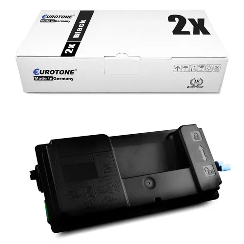 2x Toner f�r Kyocera Ecosys Ecosys P 3050 3055 3060 dn, TK-3170 TK3170 BLACK