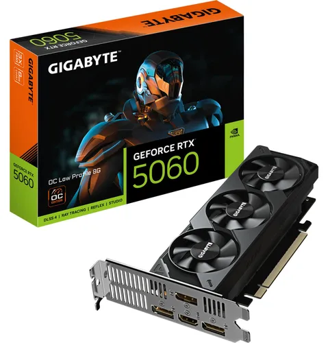 GIGABYTE GeForce RTX 5060 OC Low Profile 8G Grafikkarte