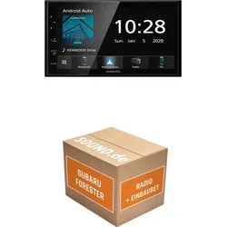 Autoradio Einbaupaket Kenwood DMX5020BTS passend für Subaru Forester Typ SH | Apple CarPlay Android Auto