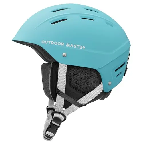 OutdoorMaster Kelvin II Unisex Skihelm - Schneesporthelm für Skifahren/Snowboard mit Belüftungssystem, Schneehelm für Herren, Damen & Jugend