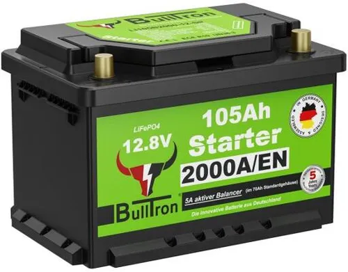 BullTron Lithium Starterbatterie 105Ah
