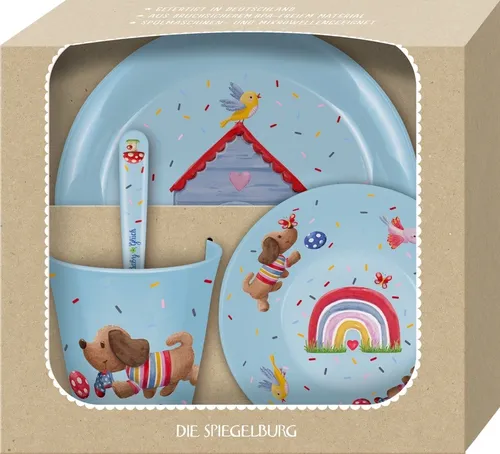 Dackel Geschirr Geschenkset von Die Spiegelburg