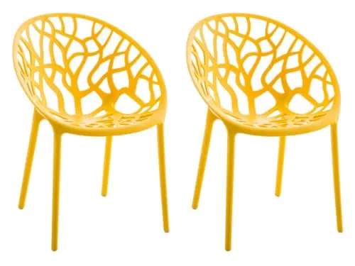 CLP 2er Set Gartenstühle Hope in gelb von CLP
