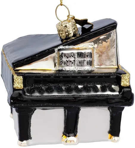 SIKORA Christbaumschmuck Flügel besondere Weihnachtskugel Glas Anhänger – BS682, Christbaumschmuck Deko - traditionell, witzig & außergewöhnlich