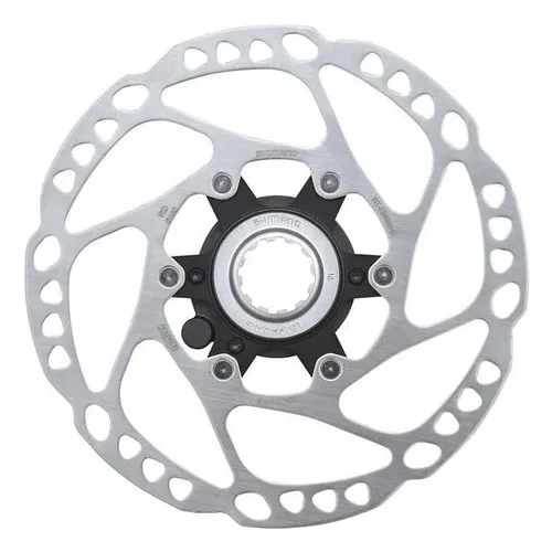 Shimano Bremsscheibe RT-EM600 203mm silber - Hochwertige hydraulische Scheibenbremse für universelle Fahrräder, leicht mit nur 219g und ideal für sicheres Bremsen bei jedem Wetter.