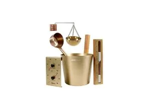 Home Deluxe THERA Gold Saunazubehör Set