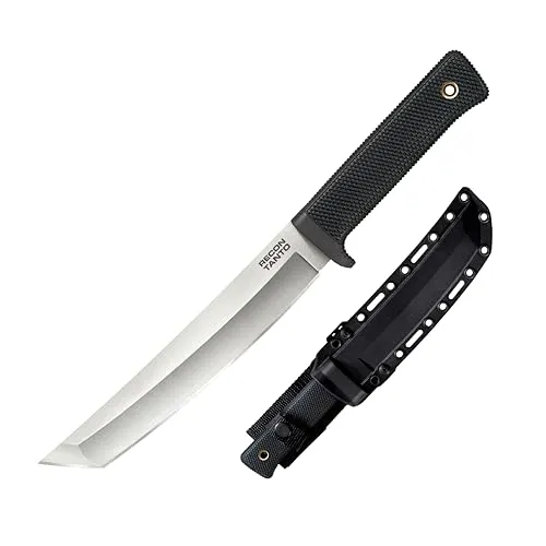 Cold Steel Recon Tanto San Mai - Hochwertiges Outdoormesser - Taschenmesser mit scharfer Tanto Klinge aus VG-1 San Mai III Stahl, ideal für Abenteuer und Outdoor-Aktivitäten.