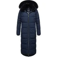 Navahoo Damen Wintermantel B990 - Abnehmbare Kapuze & Teddyfell, Lange Funktionsjacke für kalte Tage - Funktionsjacke für Damen mit abnehmbarer Kapuze und kuscheligem Teddyfell, idealer Schutz gegen Kälte und Wind, langlebige Materialien für hohen Tragekomfort.